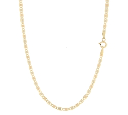 White Yellow Gold Men&#39;s Necklace GL100387