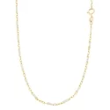 Herren-Halskette aus Weiß- und Gelbgold GL100392