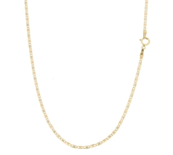 White Yellow Gold Men&#39;s Necklace GL100393