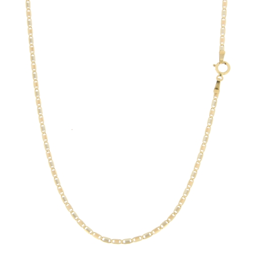 White Yellow Gold Men's Necklace GL100393