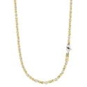 Collana Uomo Oro Giallo Bianco GL100394