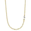 White Yellow Gold Men&#39;s Necklace GL100394