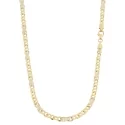 Herren-Halskette aus Weiß- und Gelbgold GL100395