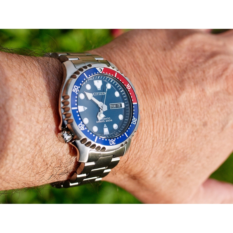 Citizen Promaster NY0086-83L Orologio Uomo Automatico, Subacqueo 20 ATM, Quadrante Blu