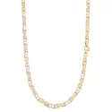 White Rose Gold Men&#39;s Necklace GL100400