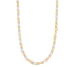 White Rose Gold Men&#39;s Necklace GL100400