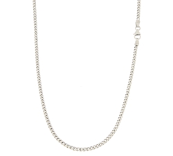 Men&#39;s White Gold Necklace GL100405