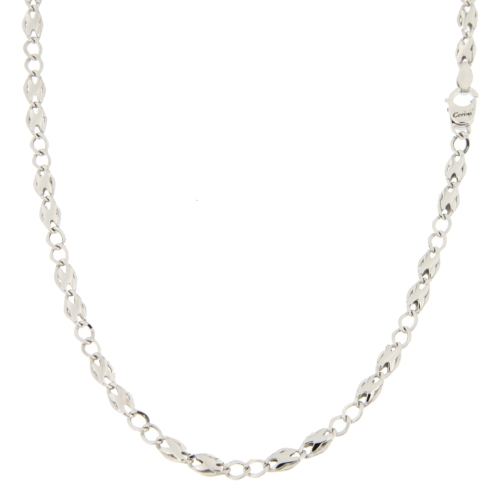 Men&#39;s White Gold Necklace GL100406