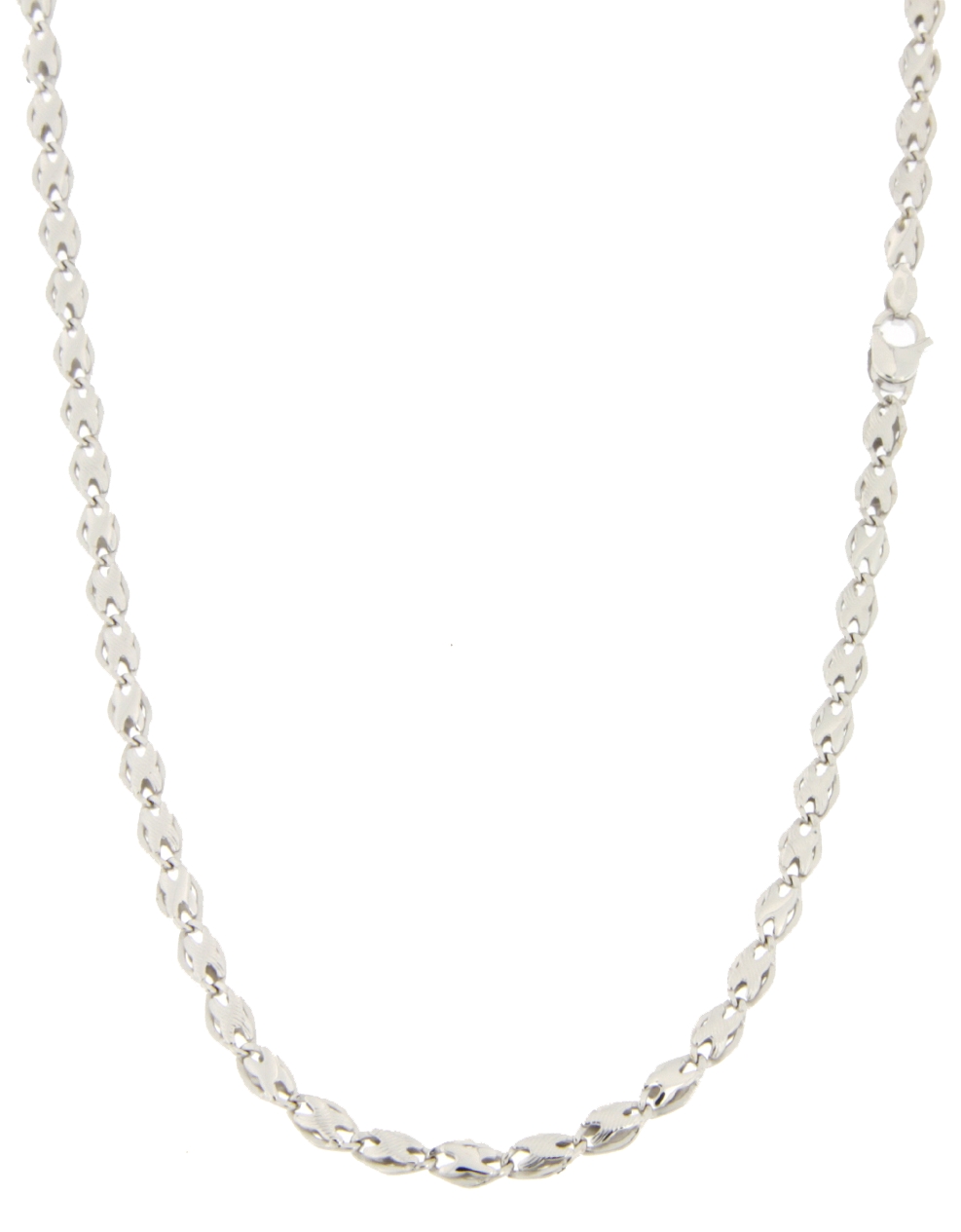 Men's White Gold Necklace GL100411 GioielleriaLucchese.it