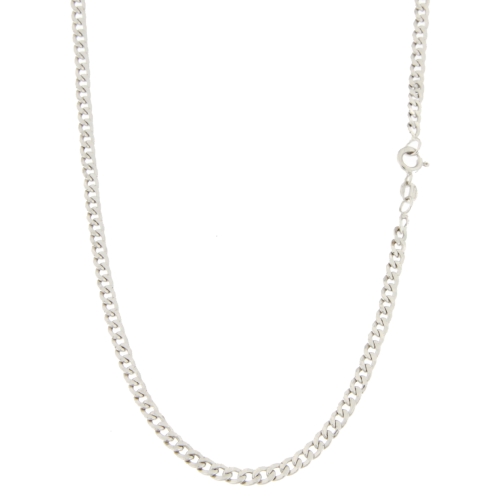 Men&#39;s White Gold Necklace GL100412