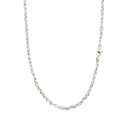 Men&#39;s White Gold Necklace GL100416