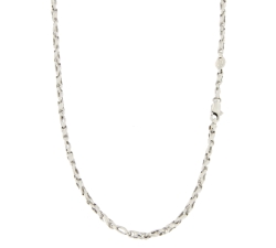 Men&#39;s White Gold Necklace GL100416