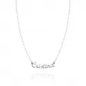 Necklace with large customizable name in gold Facco Gioielli