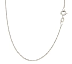 Unisex White Gold Necklace GL100420