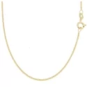 Unisex Yellow Gold Necklace GL100421