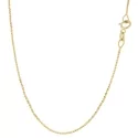 Unisex-Halskette aus Gelbgold GL100426