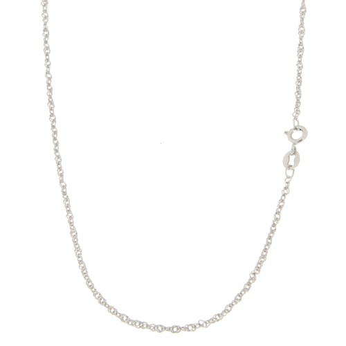 Unisex White Gold Necklace GL100428