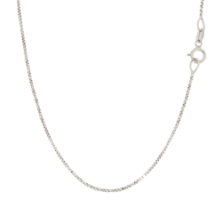 Unisex White Gold Necklace GL100430