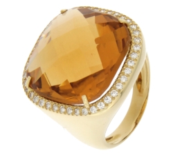 Woman Ring Yellow Gold GL100435