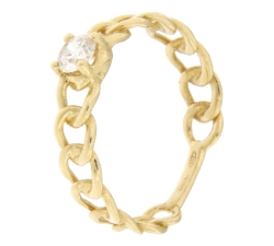 Woman Ring Yellow Gold GL100437