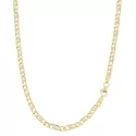 White Yellow Gold Men&#39;s Necklace GL100453