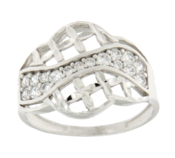 White Gold Woman Ring GL100454