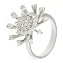 White Gold Woman Ring GL100455