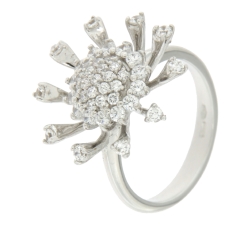 White Gold Woman Ring GL100455