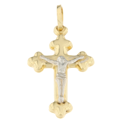 Cross Man Yellow and White Gold GL100460