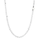 Men&#39;s White Gold Necklace GL100461