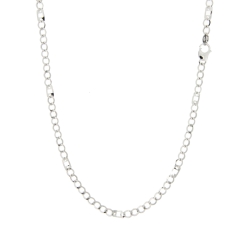 Men&#39;s White Gold Necklace GL100461