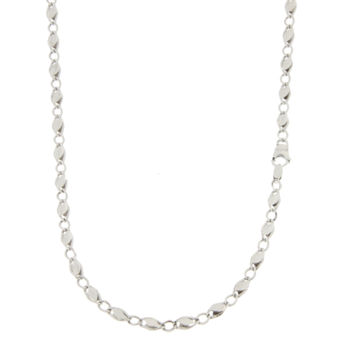 Men&#39;s White Gold Necklace GL100464