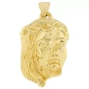 Anhänger Gesicht von Christus Jesus Gelbgold GL100468