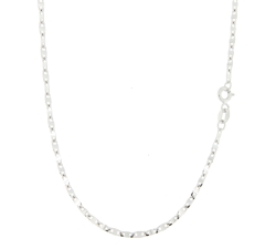 Unisex White Gold Necklace GL100472