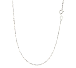 Unisex White Gold Necklace GL100474