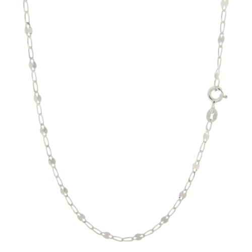 Unisex White Gold Necklace GL100478