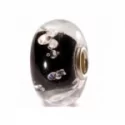 Charm Beads Trollbeads Diamante Nero Universale TGLBE-00029 