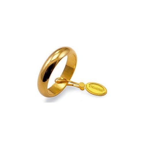 Unoaerre 7 Gram Classic Wedding Ring in Yellow Gold