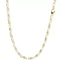 Collana Uomo Oro Giallo Bianco GL100479