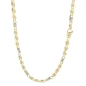 White Yellow Gold Men&#39;s Necklace GL100480