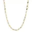 Collana Uomo Oro Giallo Bianco GL100481