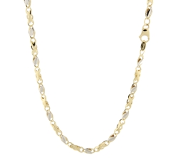 Collana Uomo Oro Giallo Bianco GL100481