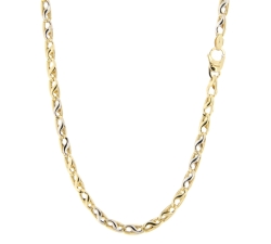 Yellow White Gold Men&#39;s Necklace GL100482
