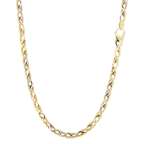 Yellow White Gold Men&#39;s Necklace GL100482