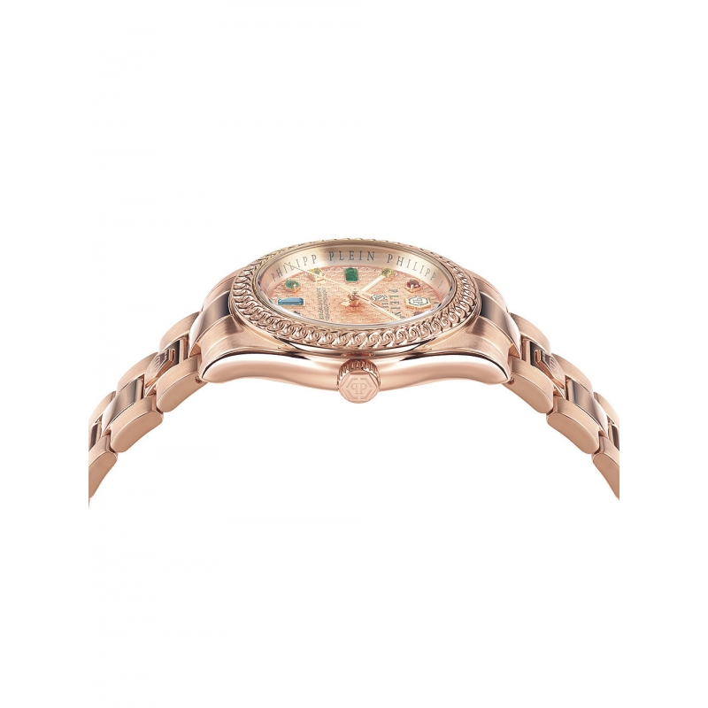 Philipp Plein Orologio Donna Al Quarzo - Cassa Acciaio 32mm, Quadrante Bianco, Cinturino In Pelle O Acciaio