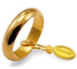Unoaerre Wedding Ring 10 grams Yellow Gold Classic