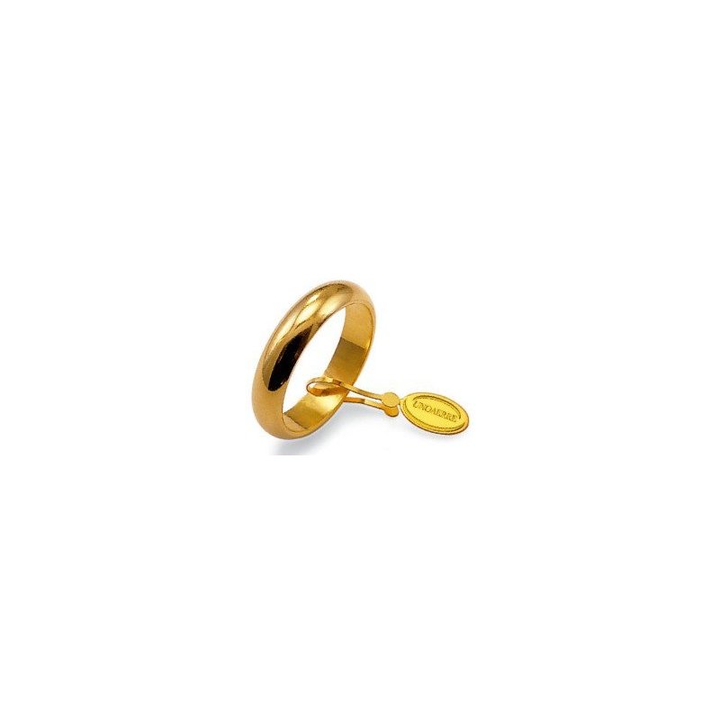 Unoaerre Wedding Ring 10 grams Yellow Gold Classic