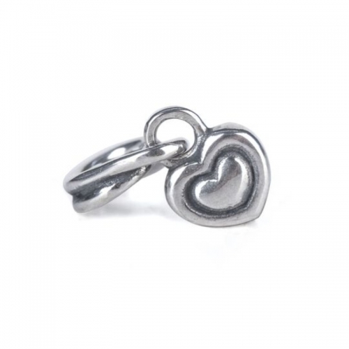 Charm Beads Trollbeads Pendente Cuore nel Cuore TAGBE-00258 
