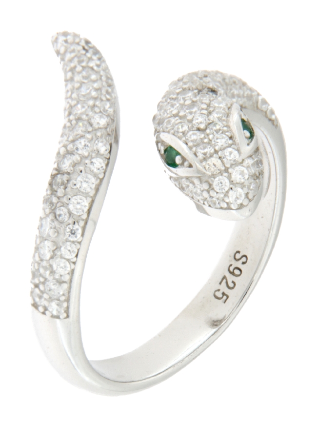 anello fascia argento 925 zirconi bianco anelli da donna in bigiotteria.grandi a