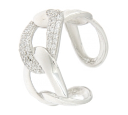 Anello Donna Catena Grumetta Argento 925
